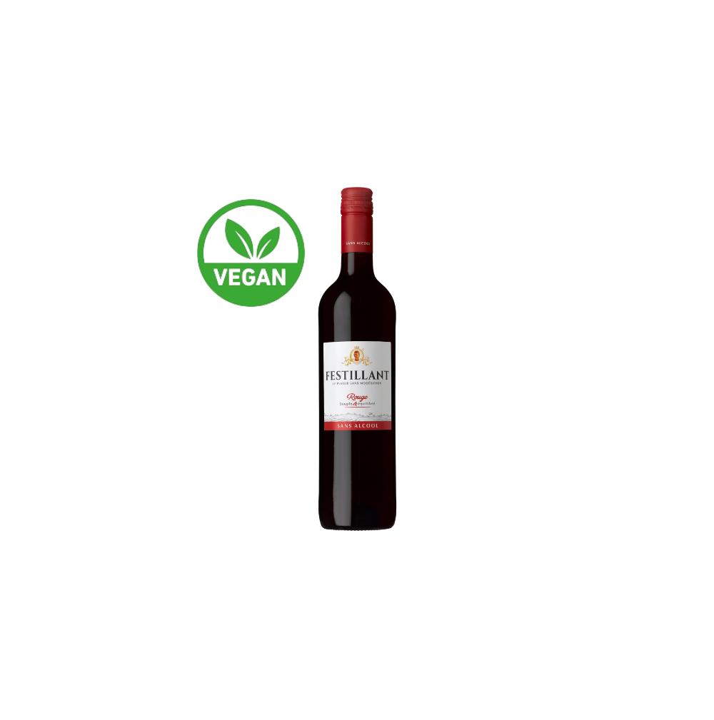 FESTILLANT ROUGE - CZERWONE, PÓŁWYTRAWNE - 750ML