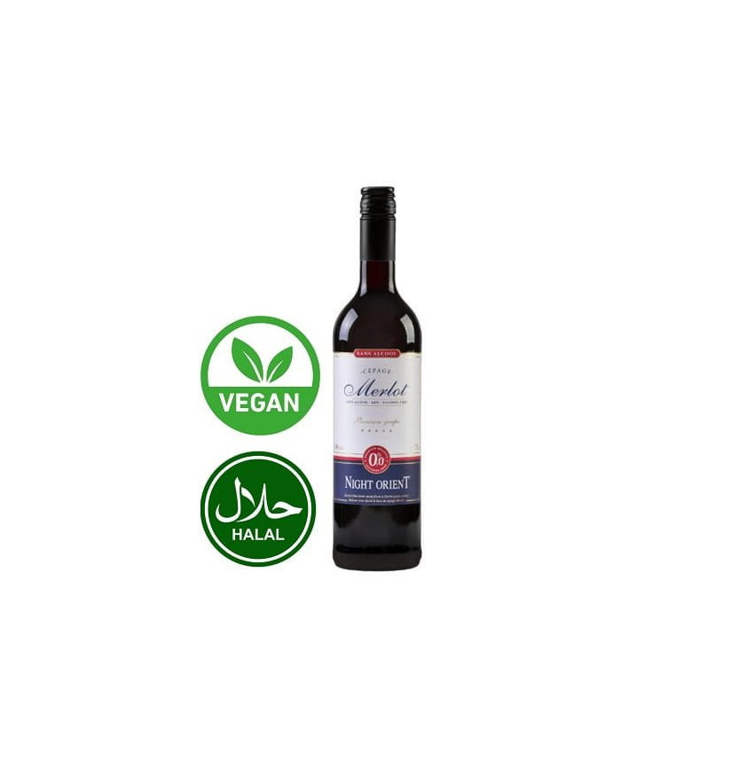 NIGHT ORIENT MERLOT - CZERWONE, WYTRAWNE - 750ML