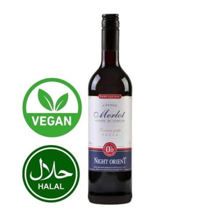 NIGHT ORIENT MERLOT - CZERWONE, WYTRAWNE - 750ML