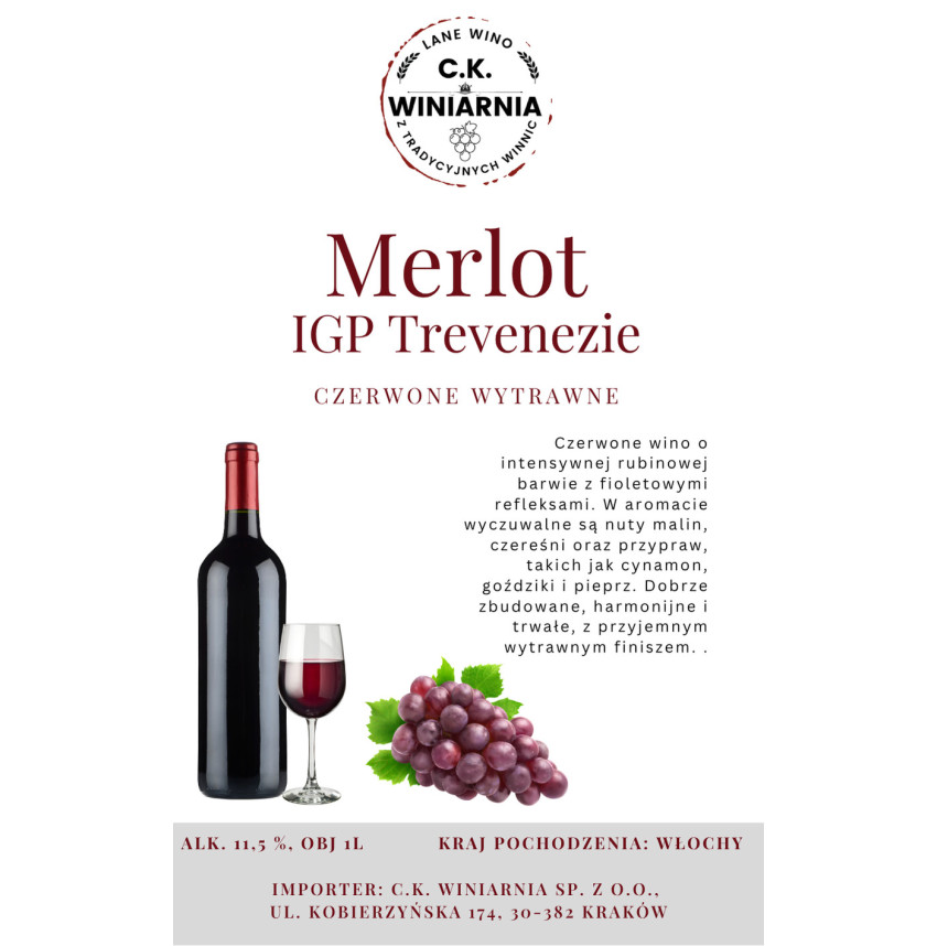 Merlot IGP Trevenezie
