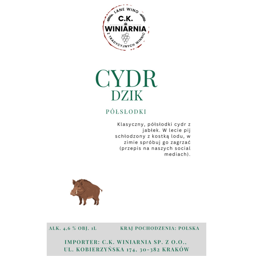 Cydr półsłodki