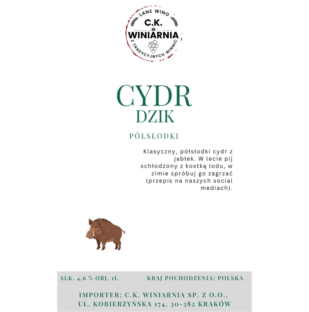 Cydr półsłodki
