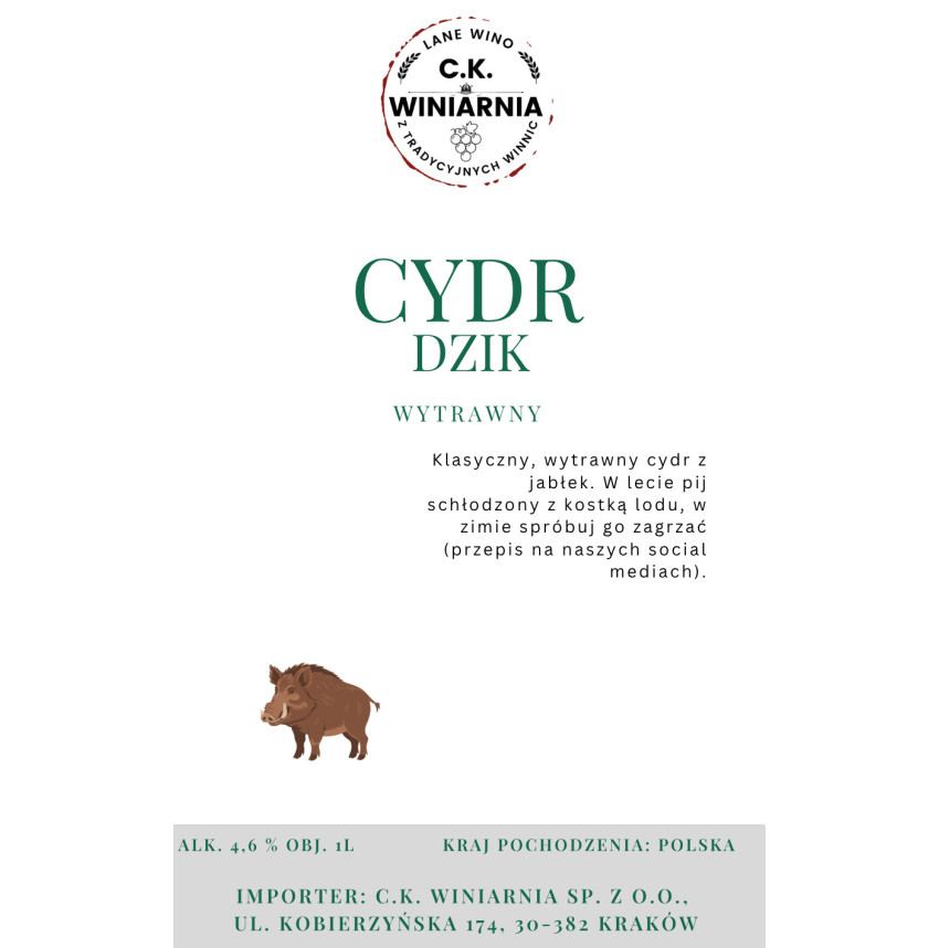 Cydr wytrawny