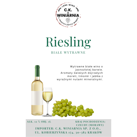 Riesling - Wino białe wytrawne